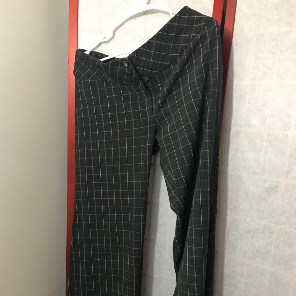 High waisted checked pants from urban